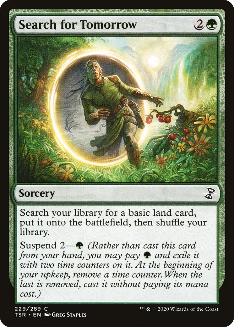 Search for Tomorrow (TSR-229) - Time Spiral Remastered Foil - Premium MTG Single from Wizards of the Coast - Just $0.32! Shop now at Game Crave Tournament Store