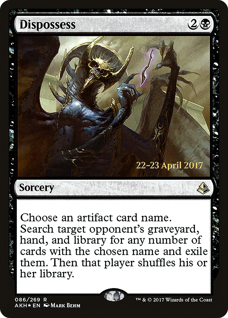 Dispossess (PAKH-86S) - Amonkhet Promos Foil - Premium MTG Single from Wizards of the Coast - Just $0.08! Shop now at Game Crave Tournament Store