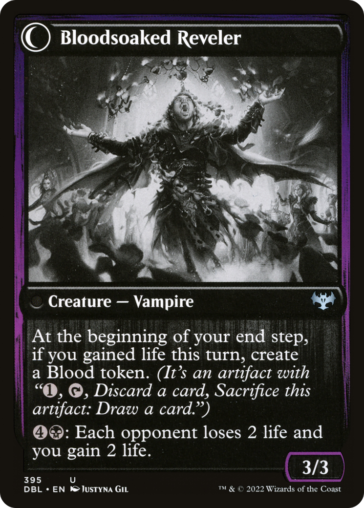 Restless Bloodseeker // Bloodsoaked Reveler (DBL-395) - Innistrad: Double Feature: (Double Faced Transform) Foil - Premium MTG Single from Wizards of the Coast - Just $0.17! Shop now at Game Crave Tournament Store