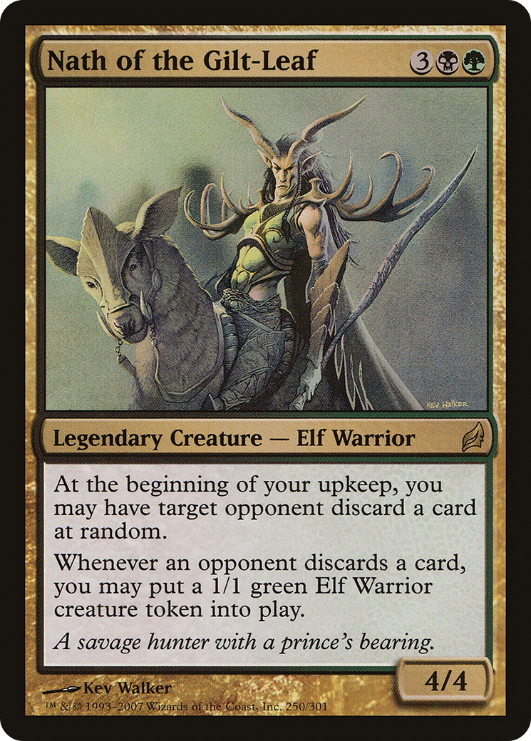Nath of the Gilt-Leaf (LRW-250) - Lorwyn - Premium MTG Single from Wizards of the Coast - Just $1.55! Shop now at Game Crave Tournament Store