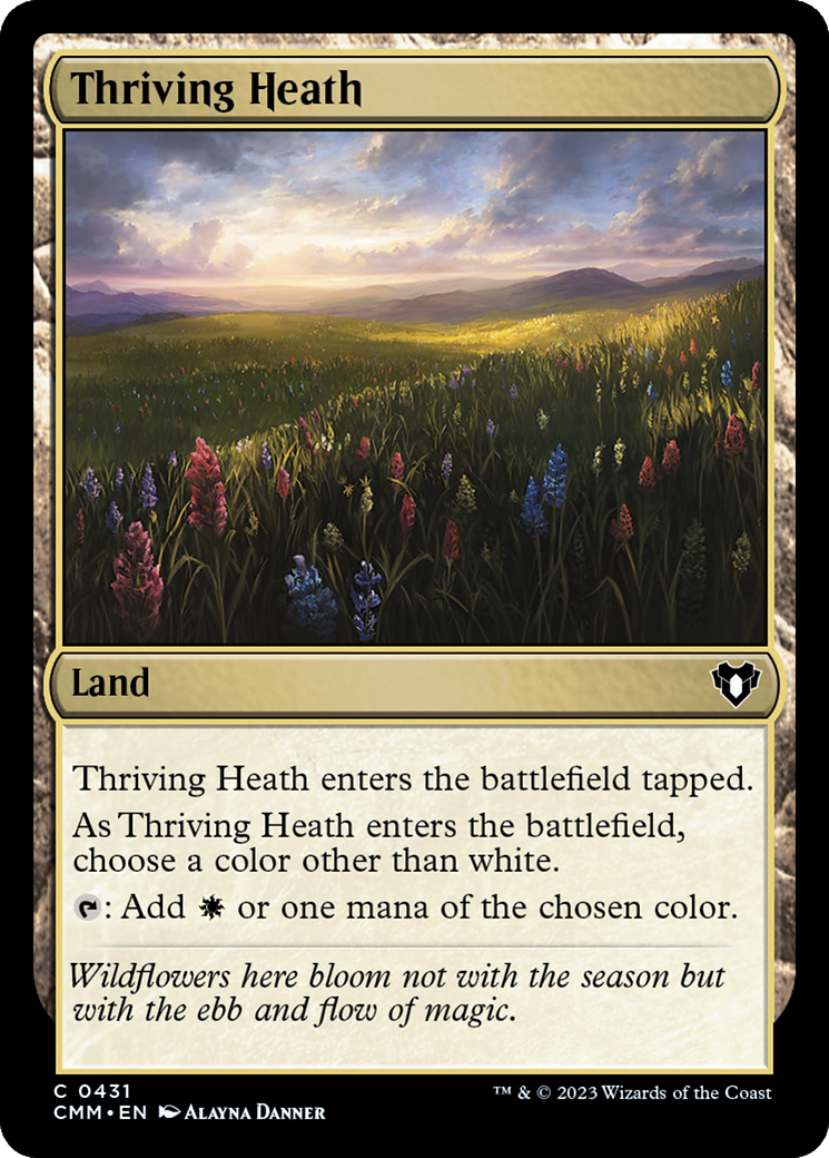 Thriving Heath (CMM-431) - Commander Masters - Premium MTG Single from Wizards of the Coast - Just $0.08! Shop now at Game Crave Tournament Store