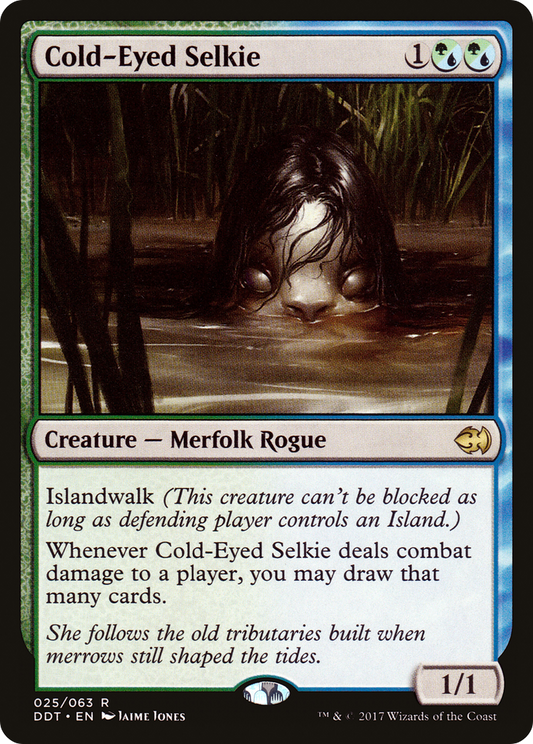 Cold-Eyed Selkie (DDT-025) - Duel Decks: Merfolk vs. Goblins - Premium MTG Single from Wizards of the Coast - Just $0.26! Shop now at Game Crave Tournament Store