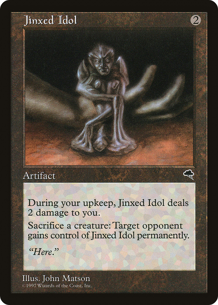 Jinxed Idol (TMP-293) - Tempest - Premium MTG Single from Wizards of the Coast - Just $0.22! Shop now at Game Crave Tournament Store