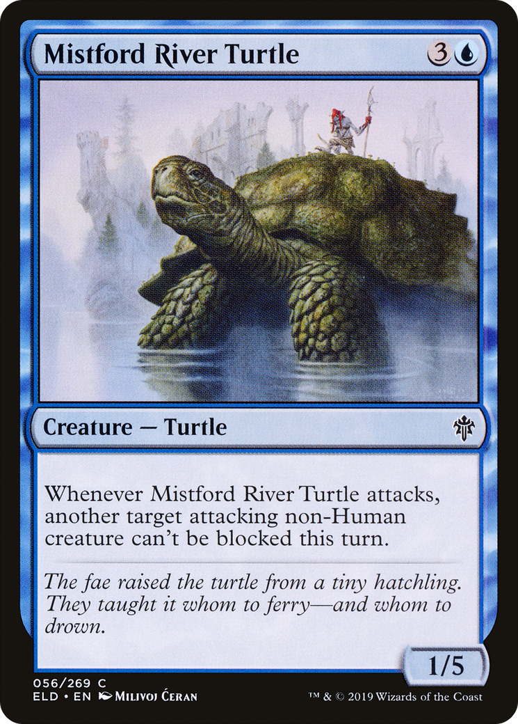 Mistford River Turtle (ELD-056) - Throne of Eldraine - Premium MTG Single from Wizards of the Coast - Just $0.08! Shop now at Game Crave Tournament Store