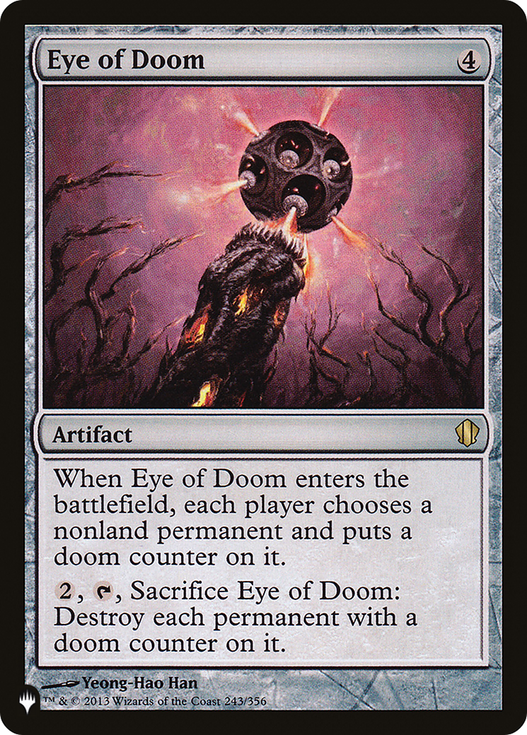 Eye of Doom (PLIST-1155) - The List - Premium MTG Single from Wizards of the Coast - Just $0.08! Shop now at Game Crave Tournament Store