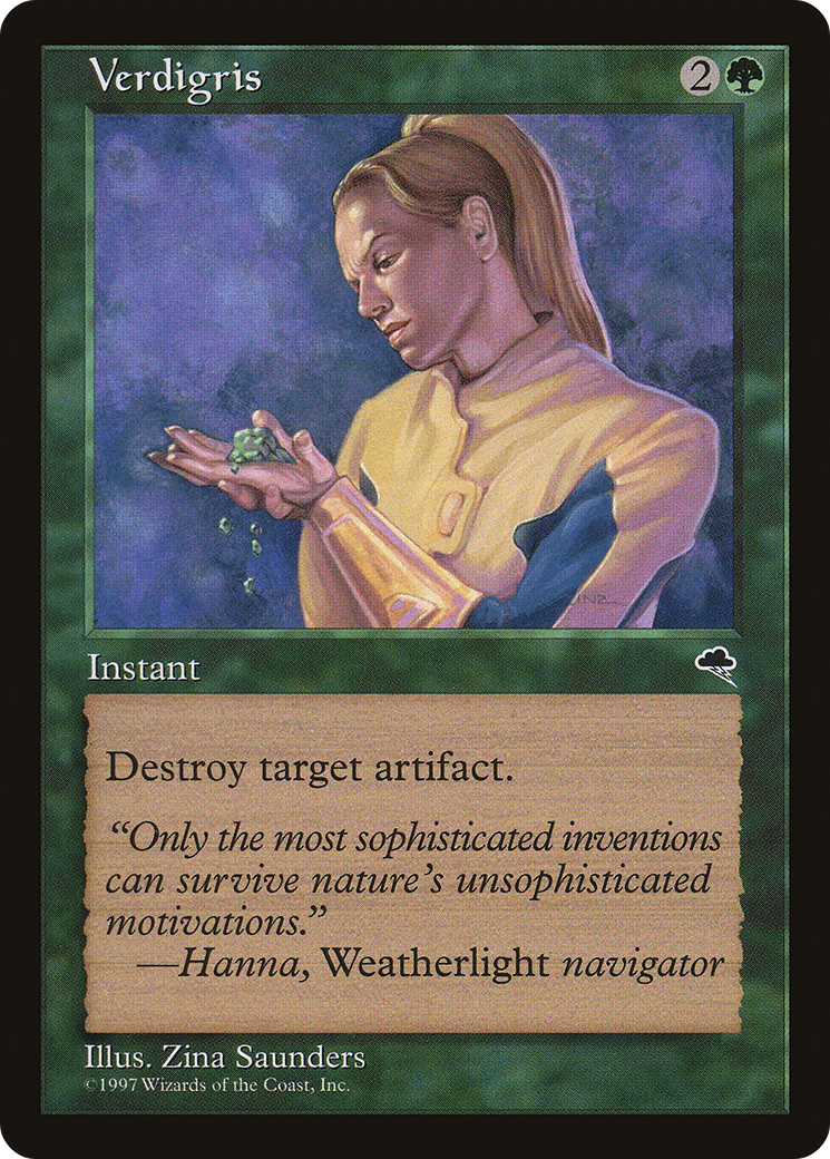 Verdigris (TMP-264) - Tempest - Premium MTG Single from Wizards of the Coast - Just $0.25! Shop now at Game Crave Tournament Store