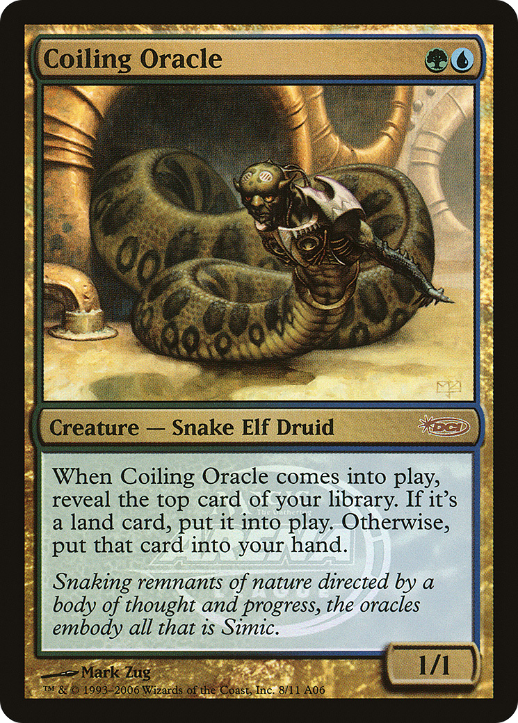 Coiling Oracle (PAL06-008) - Arena League 2006 Foil - Premium MTG Single from Wizards of the Coast - Just $2.63! Shop now at Game Crave Tournament Store
