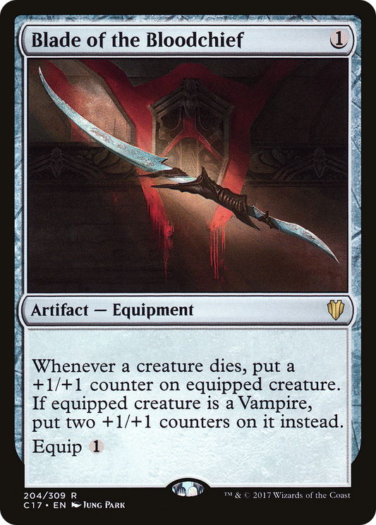 Blade of the Bloodchief (C17-204) - Commander 2017 - Premium MTG Single from Wizards of the Coast - Just $3.80! Shop now at Game Crave Tournament Store