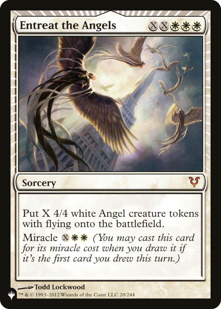 Entreat the Angels (PAGL-015) - Angels: They're Just Like Us but Cooler and with Wings: (miracle) Foil - Premium MTG Single from Wizards of the Coast - Just $0.20! Shop now at Game Crave Tournament Store