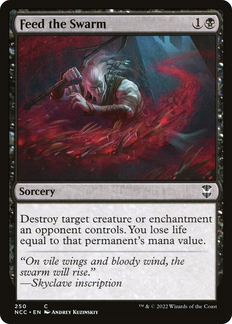 Feed the Swarm (NCC-250) - New Capenna Commander - Premium MTG Single from Wizards of the Coast - Just $1.36! Shop now at Game Crave Tournament Store