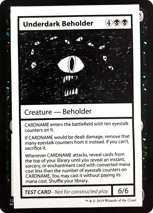 Underdark Beholder (CMB2-049) - Mystery Booster Playtest Cards 2021 - Premium MTG Single from Wizards of the Coast - Just $0.08! Shop now at Game Crave Tournament Store