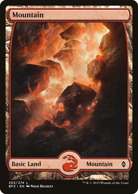 Mountain (BFZ-265) - Battle for Zendikar - Premium MTG Single from Wizards of the Coast - Just $0.25! Shop now at Game Crave Tournament Store