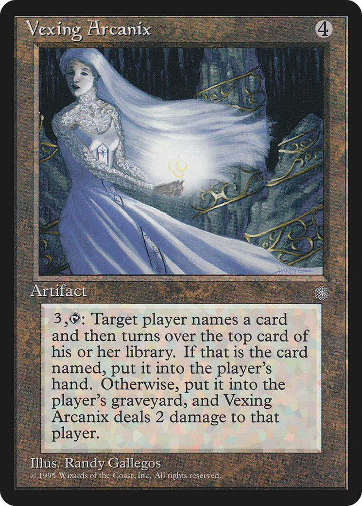 Vexing Arcanix (ICE-344) - Ice Age - Premium MTG Single from Wizards of the Coast - Just $0.08! Shop now at Game Crave Tournament Store