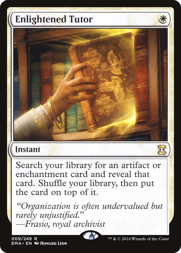 Enlightened Tutor (EMA-009) - Eternal Masters Foil - Premium MTG Single from Wizards of the Coast - Just $7.59! Shop now at Game Crave Tournament Store