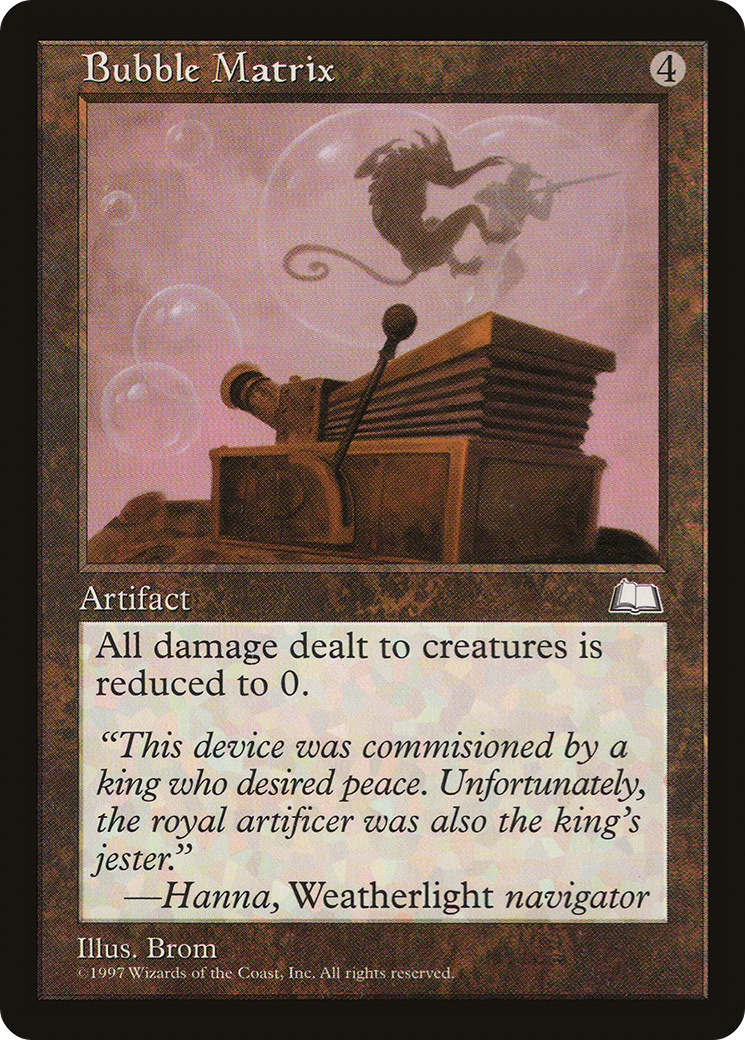 Bubble Matrix (WTH-146) - Weatherlight - Premium MTG Single from Wizards of the Coast - Just $1.14! Shop now at Game Crave Tournament Store
