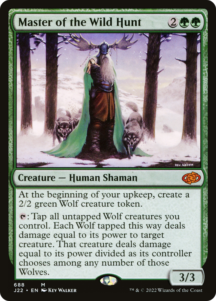 Master of the Wild Hunt (J22-688) - Jumpstart 2022 - Premium MTG Single from Wizards of the Coast - Just $1.03! Shop now at Game Crave Tournament Store