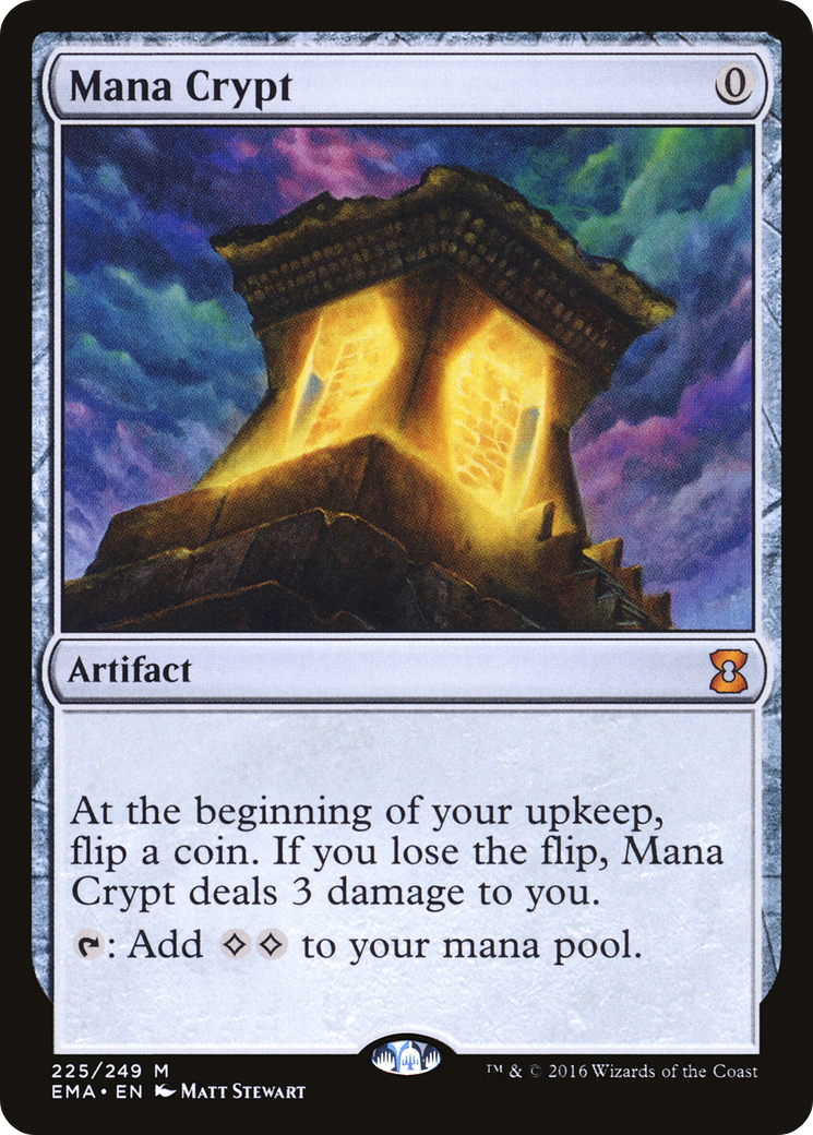 Mana Crypt (EMA-225) - Eternal Masters Foil - Premium MTG Single from Wizards of the Coast - Just $95.47! Shop now at Game Crave Tournament Store