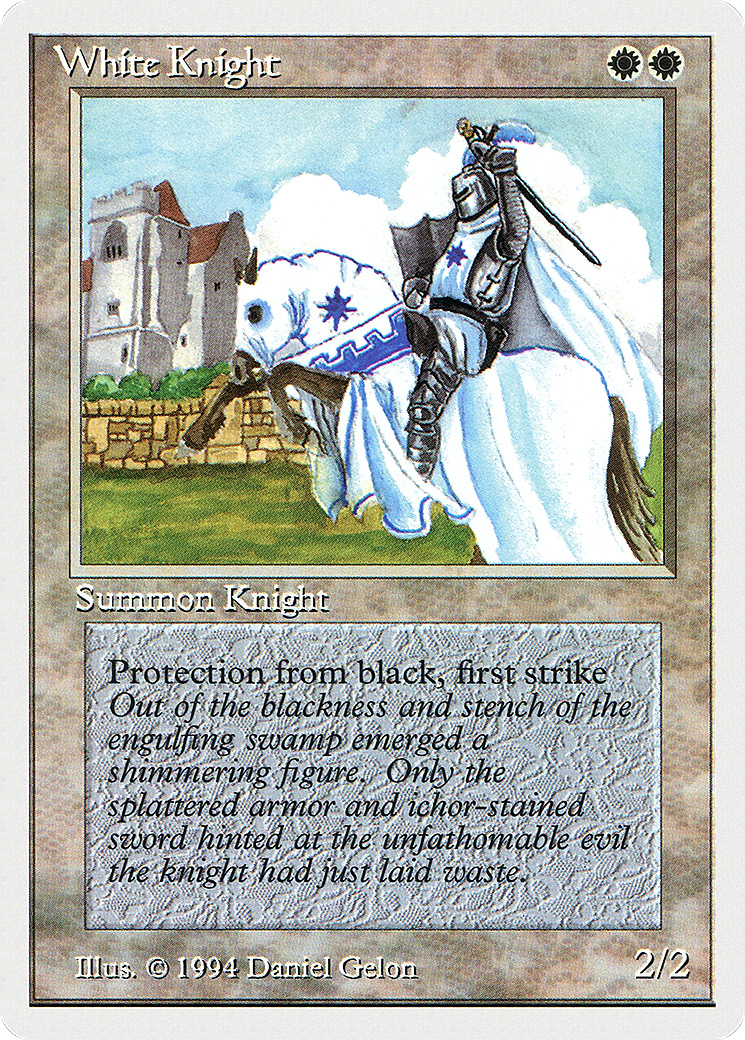 White Knight (SUM-044) - Summer Magic / Edgar - Premium MTG Single from Wizards of the Coast - Just $0! Shop now at Game Crave Tournament Store