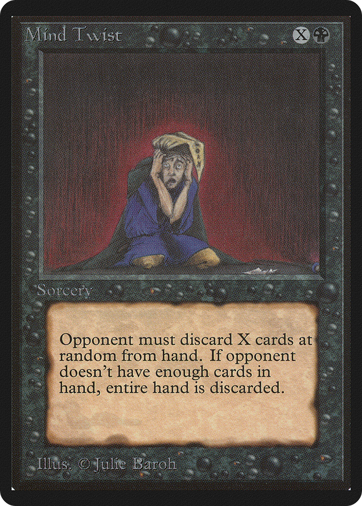 Mind Twist (LEB-116) - Limited Edition Beta - Premium MTG Single from Wizards of the Coast - Just $257.21! Shop now at Game Crave Tournament Store