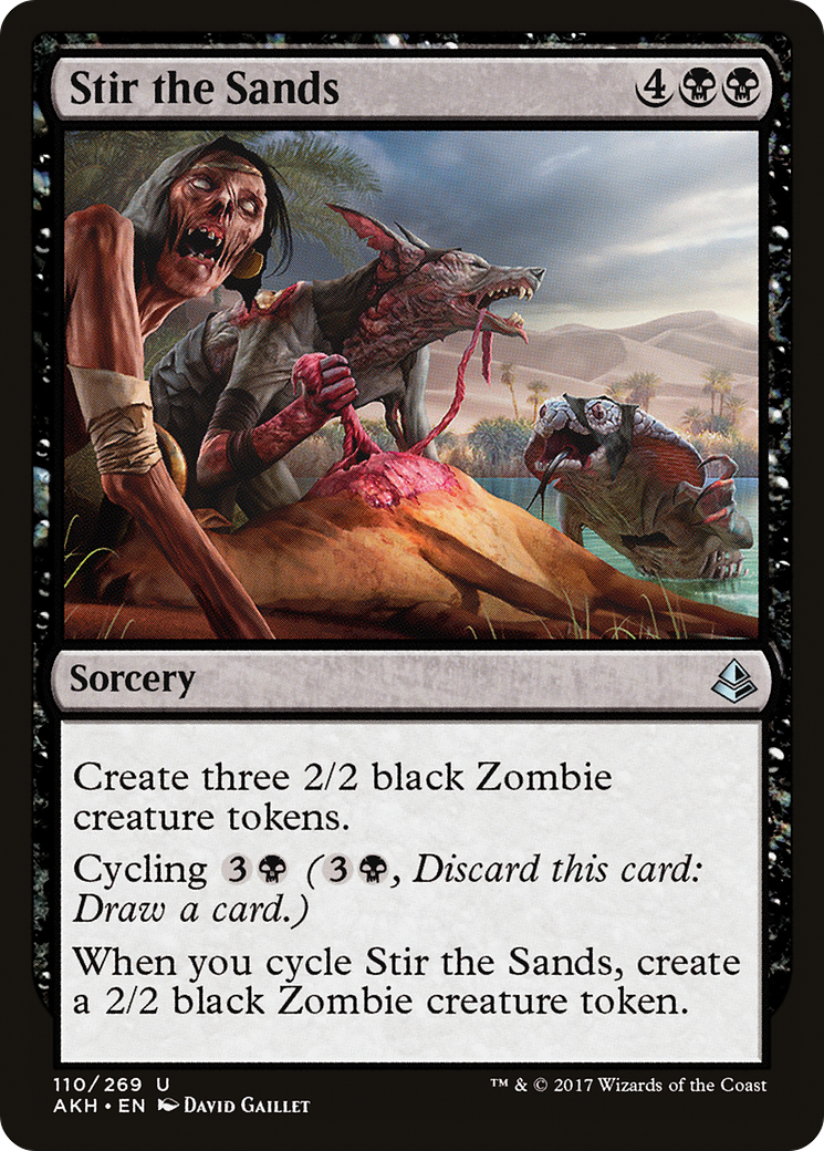 Stir the Sands (AKH-110) - Amonkhet Foil - Premium MTG Single from Wizards of the Coast - Just $0.15! Shop now at Game Crave Tournament Store