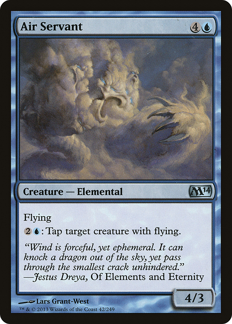 Air Servant (M14-042) - Magic 2014 Foil - Premium MTG Single from Wizards of the Coast - Just $0.08! Shop now at Game Crave Tournament Store