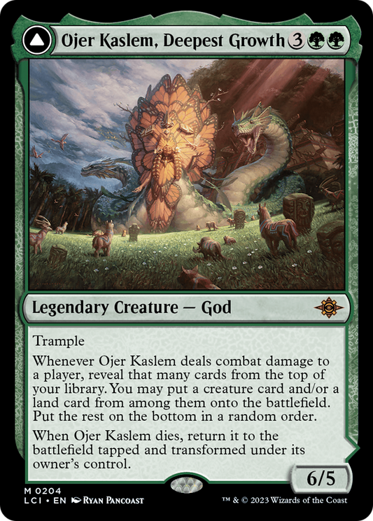 Ojer Kaslem, Deepest Growth // Temple of Cultivation (LCI-204) - The Lost Caverns of Ixalan Foil - Premium MTG Single from Wizards of the Coast - Just $1.19! Shop now at Game Crave Tournament Store