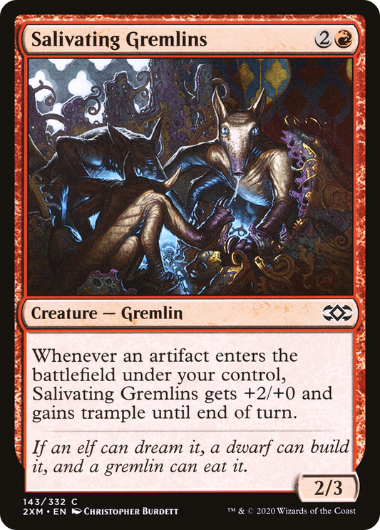 Salivating Gremlins (2XM-143) - Double Masters Foil - Premium MTG Single from Wizards of the Coast - Just $0.08! Shop now at Game Crave Tournament Store