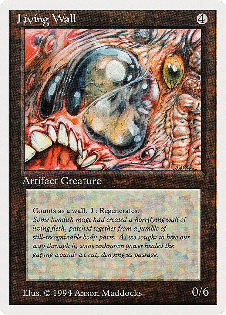 Living Wall (SUM-262) - Summer Magic / Edgar - Premium MTG Single from Wizards of the Coast - Just $0! Shop now at Game Crave Tournament Store