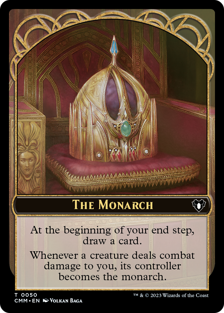 The Monarch (TCMM-050) - Commander Masters Tokens - Premium MTG Single from Wizards of the Coast - Just $0! Shop now at Game Crave Tournament Store