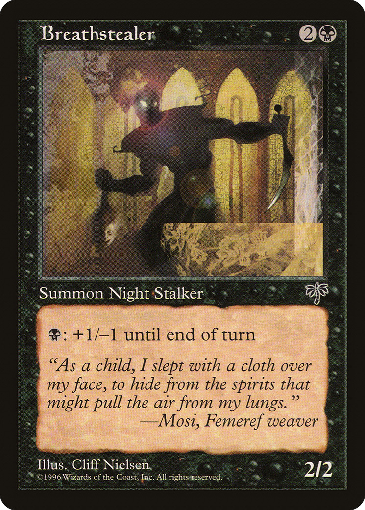 Breathstealer (MIR-109) - Mirage - Premium MTG Single from Wizards of the Coast - Just $0.08! Shop now at Game Crave Tournament Store