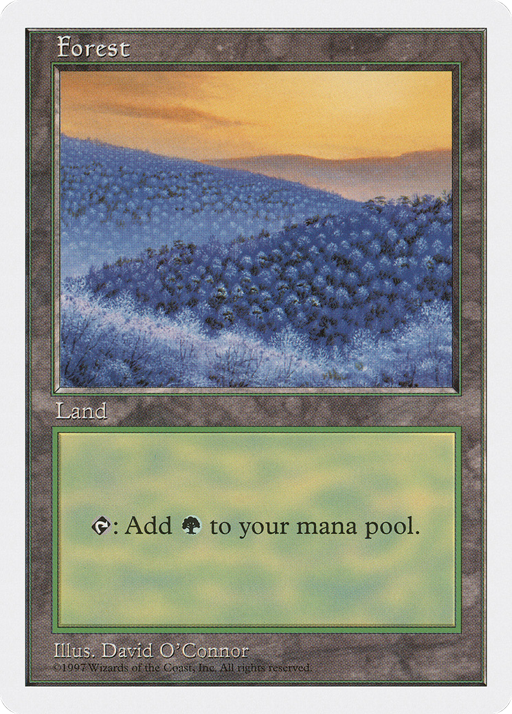 Forest (5ED-449) - Fifth Edition - Premium MTG Single from Wizards of the Coast - Just $0.20! Shop now at Game Crave Tournament Store