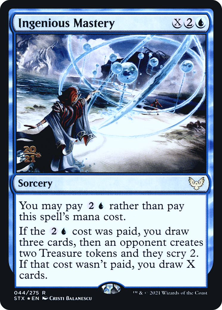 Ingenious Mastery (PSTX-44S) - Strixhaven: School of Mages Promos Foil - Premium MTG Single from Wizards of the Coast - Just $0.16! Shop now at Game Crave Tournament Store