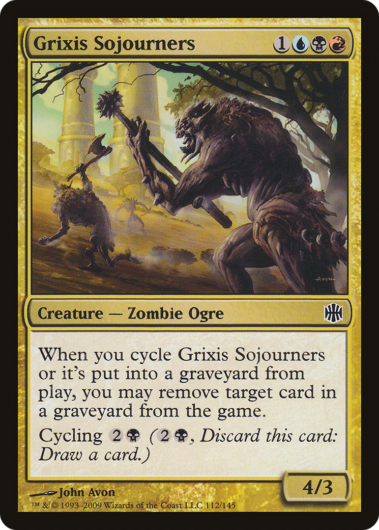 Grixis Sojourners (ARB-112) - Alara Reborn - Premium MTG Single from Wizards of the Coast - Just $0.08! Shop now at Game Crave Tournament Store
