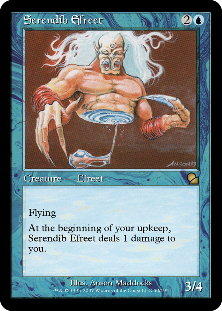 Serendib Efreet (ME1-050) - Masters Edition - Premium MTG Single from Wizards of the Coast - Just $0! Shop now at Game Crave Tournament Store