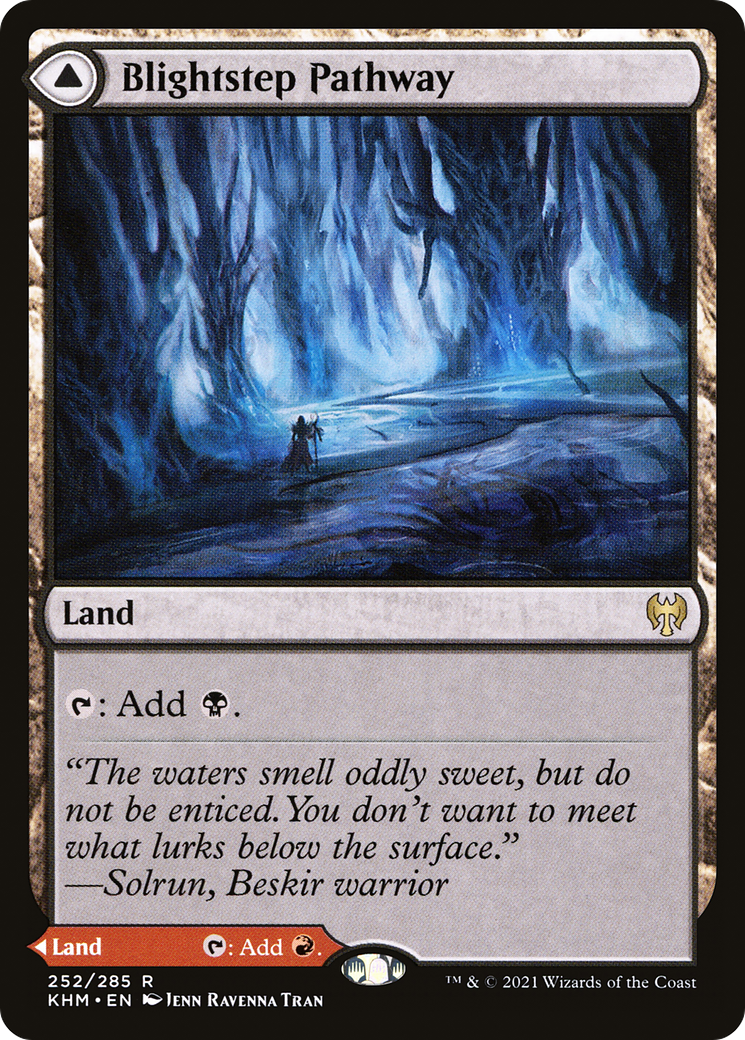 Blightstep Pathway // Searstep Pathway (KHM-252) - Kaldheim Foil - Premium MTG Single from Wizards of the Coast - Just $1.41! Shop now at Game Crave Tournament Store