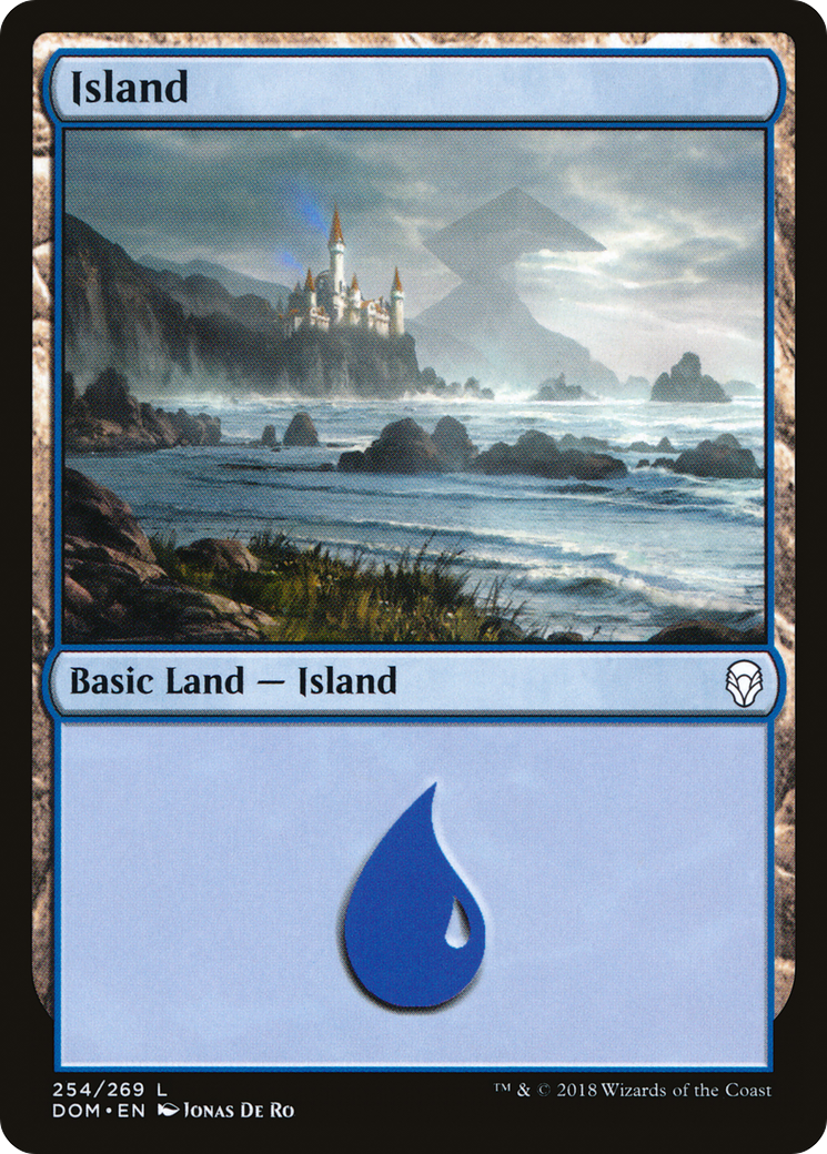 Island (DOM-254) - Dominaria Foil - Premium MTG Single from Wizards of the Coast - Just $0.08! Shop now at Game Crave Tournament Store