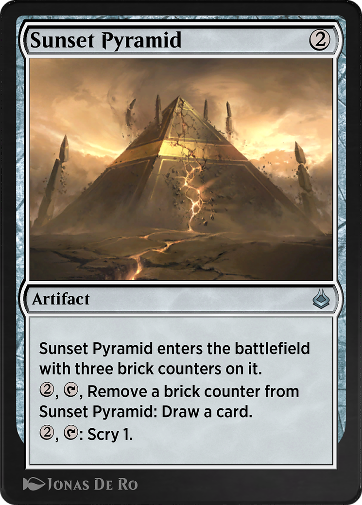 Sunset Pyramid (AKR-280) - Amonkhet Remastered - Premium MTG Single from Wizards of the Coast - Just $0! Shop now at Game Crave Tournament Store
