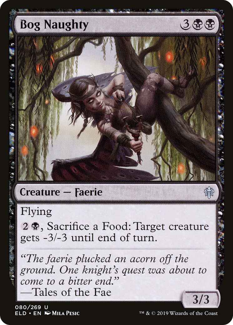 Bog Naughty (ELD-080) - Throne of Eldraine - Premium MTG Single from Wizards of the Coast - Just $0.08! Shop now at Game Crave Tournament Store