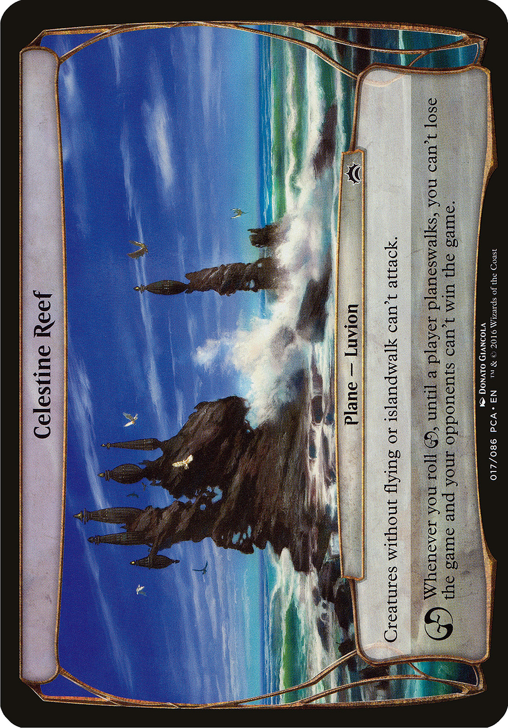 Celestine Reef (OPCA-017) - Planechase Anthology Planes - Premium MTG Single from Wizards of the Coast - Just $1.20! Shop now at Game Crave Tournament Store