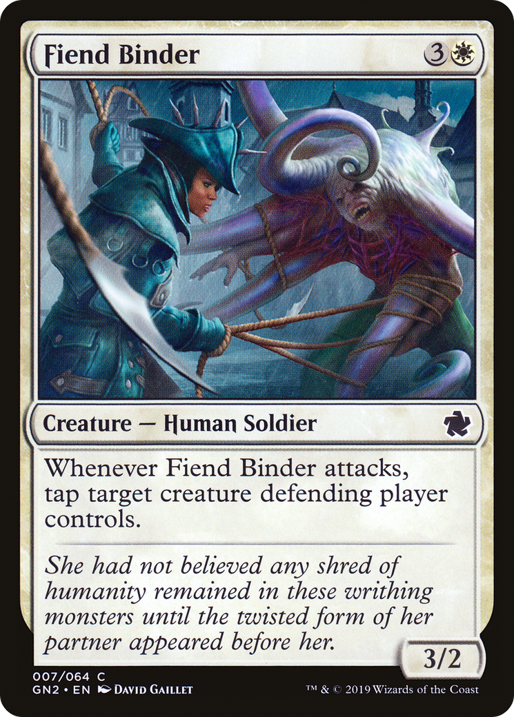 Fiend Binder (GN2-007) - Game Night 2019 - Premium MTG Single from Wizards of the Coast - Just $0.08! Shop now at Game Crave Tournament Store