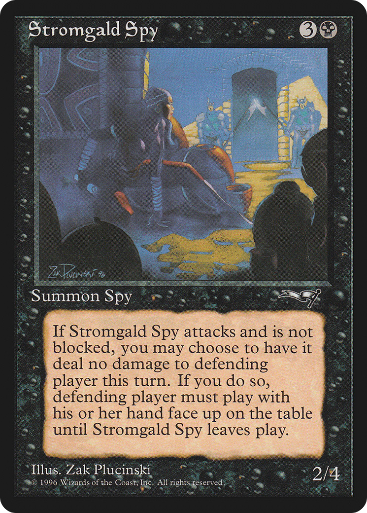 Stromgald Spy (ALL-062) - Alliances - Premium MTG Single from Wizards of the Coast - Just $0.25! Shop now at Game Crave Tournament Store