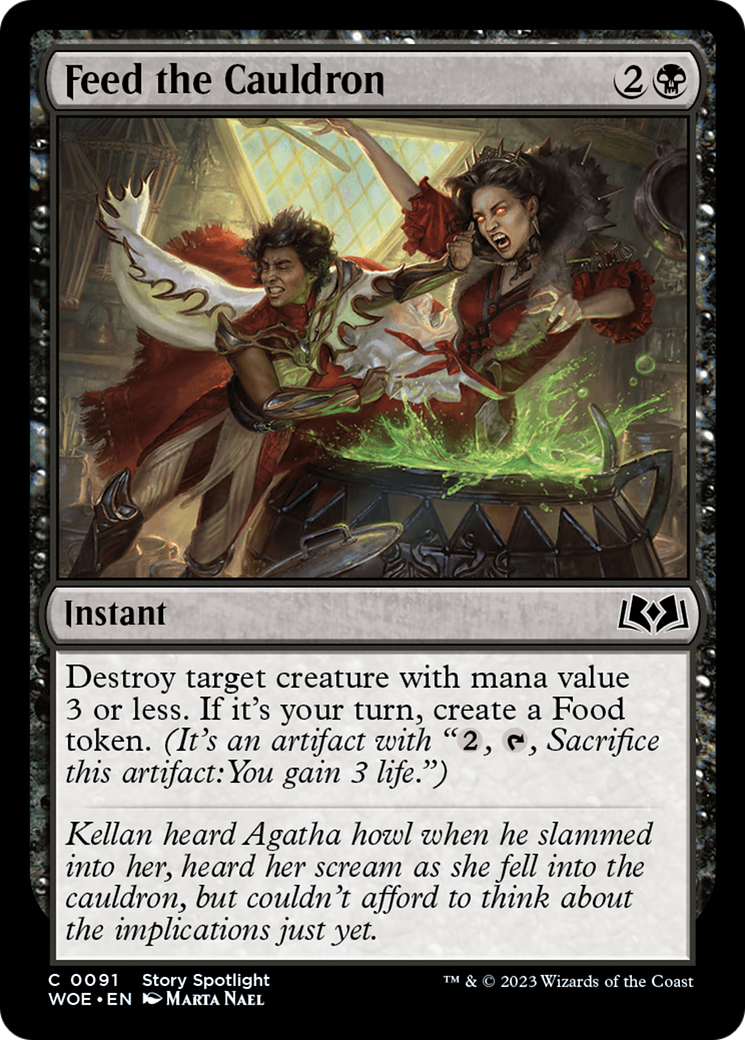Feed the Cauldron (WOE-091) - Wilds of Eldraine - Premium MTG Single from Wizards of the Coast - Just $0.08! Shop now at Game Crave Tournament Store