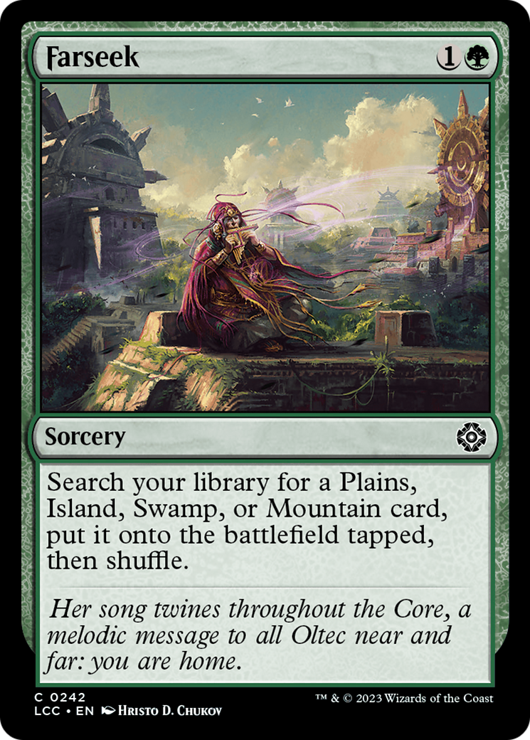 Farseek (LCC-242) - The Lost Caverns of Ixalan Commander - Premium MTG Single from Wizards of the Coast - Just $0.08! Shop now at Game Crave Tournament Store