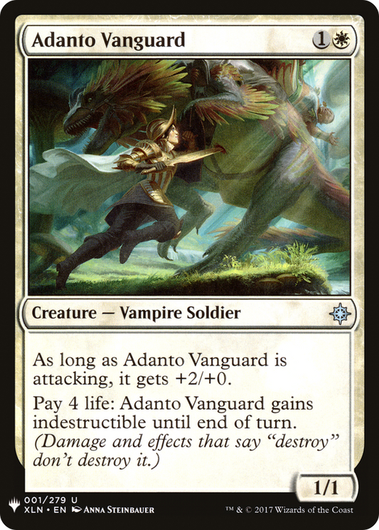 Adanto Vanguard (MB1-010) - Mystery Booster - Premium MTG Single from Wizards of the Coast - Just $0.08! Shop now at Game Crave Tournament Store