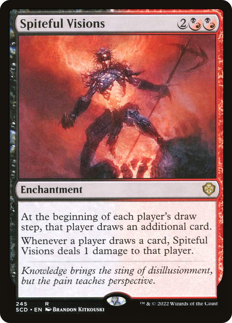 Spiteful Visions (SCD-245) - Starter Commander Decks - Premium MTG Single from Wizards of the Coast - Just $0.83! Shop now at Game Crave Tournament Store