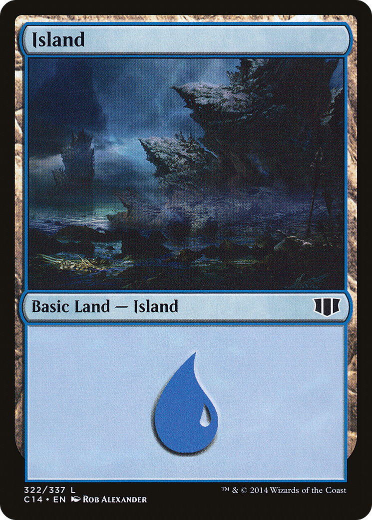 Island (C14-322) - Commander 2014 - Premium MTG Single from Wizards of the Coast - Just $0.08! Shop now at Game Crave Tournament Store