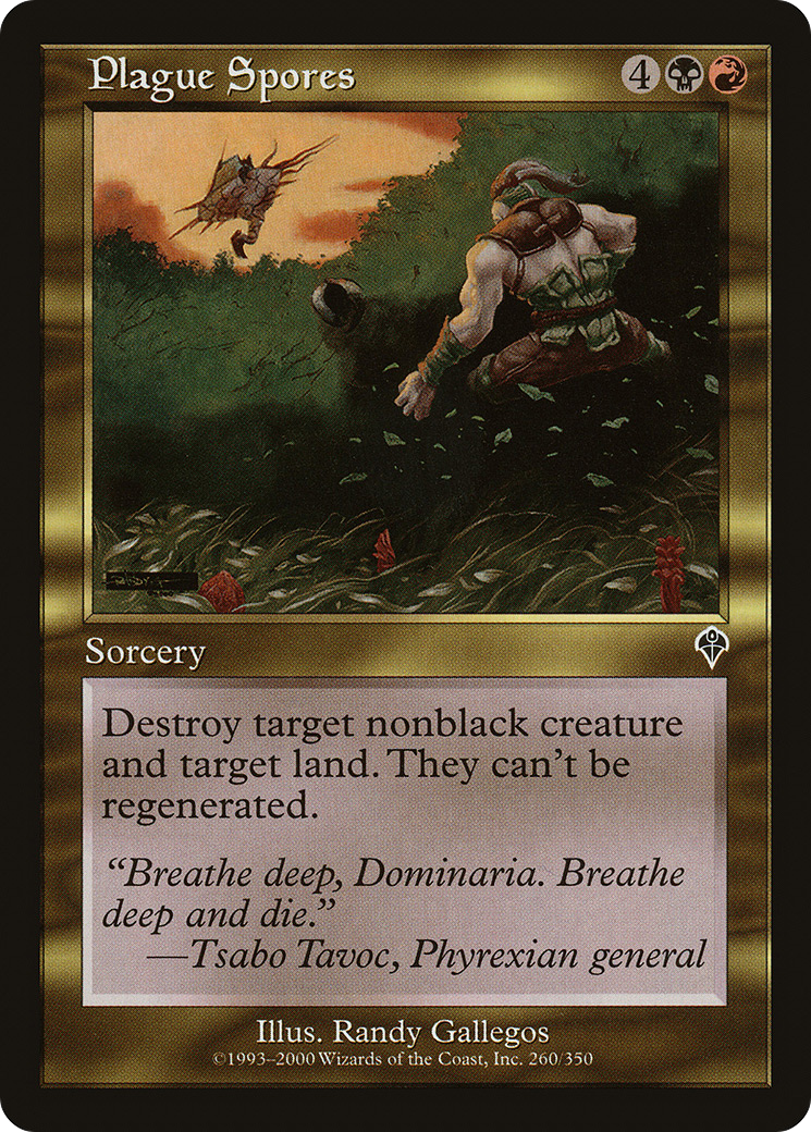Plague Spores (INV-260) - Invasion Foil - Premium MTG Single from Wizards of the Coast - Just $0.13! Shop now at Game Crave Tournament Store