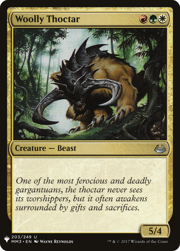 Woolly Thoctar (MB1-1513) - Mystery Booster - Premium MTG Single from Wizards of the Coast - Just $0.08! Shop now at Game Crave Tournament Store