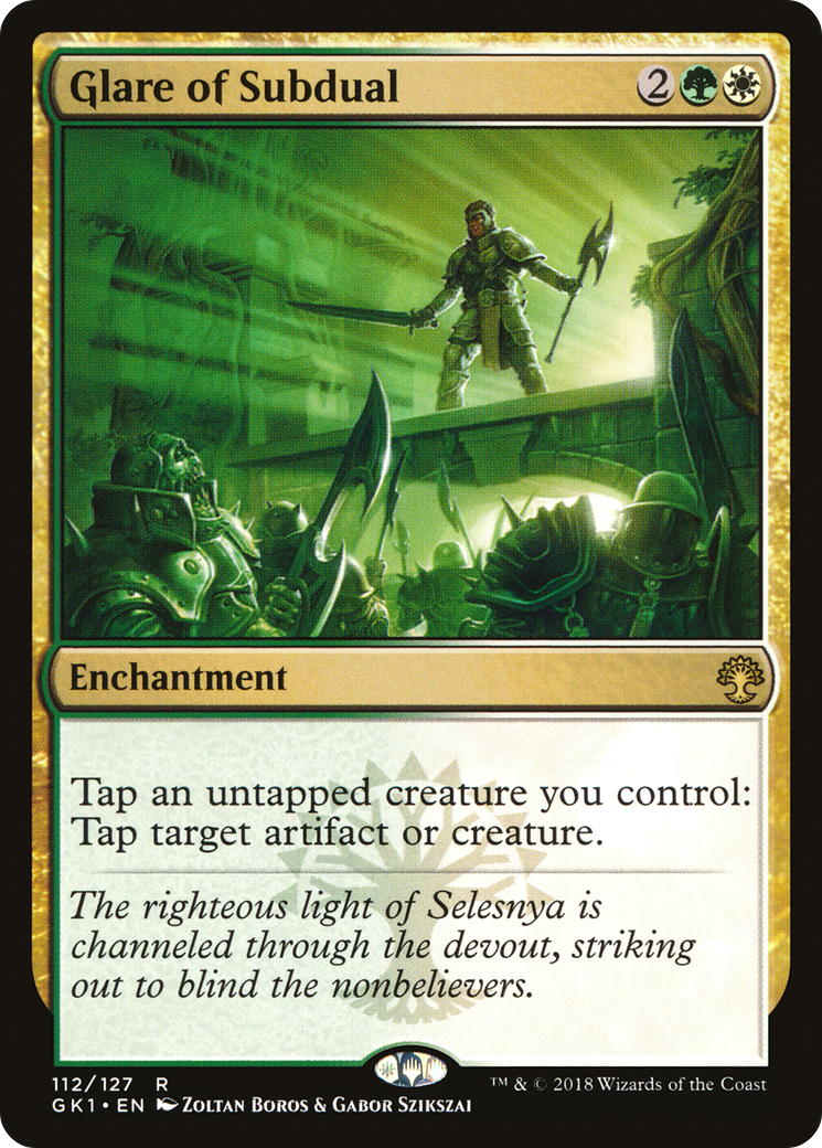 Glare of Subdual (GK1-112) - GRN Guild Kit - Premium MTG Single from Wizards of the Coast - Just $0.11! Shop now at Game Crave Tournament Store