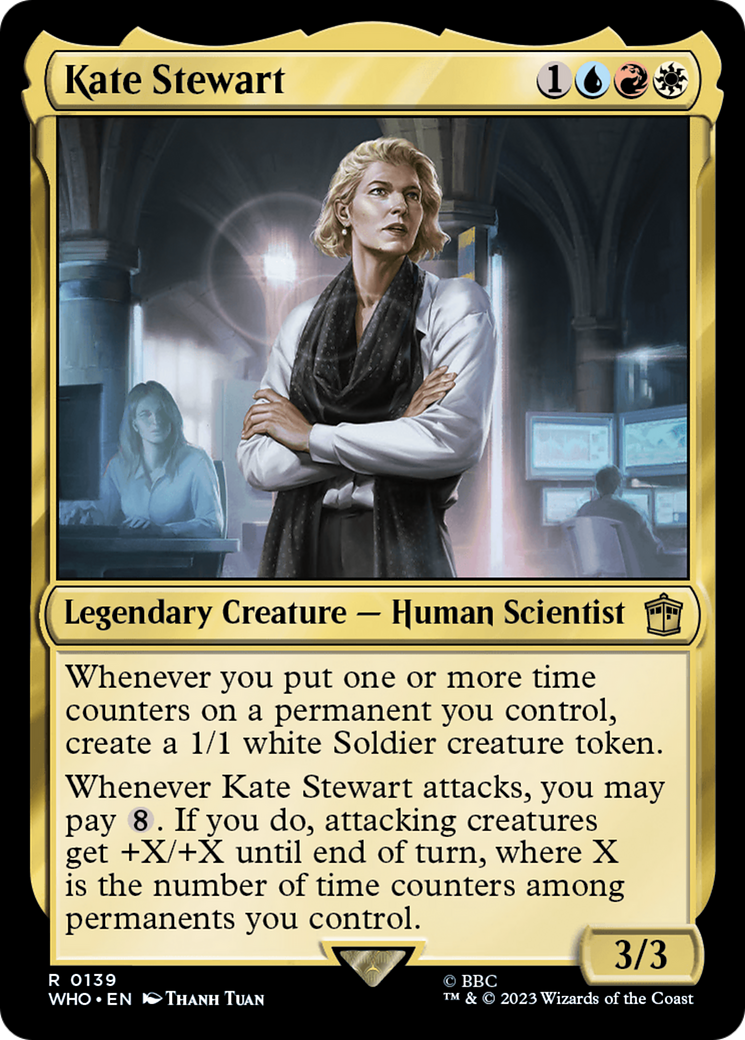 Kate Stewart (WHO-139) - Doctor Who Foil - Premium MTG Single from Wizards of the Coast - Just $0.08! Shop now at Game Crave Tournament Store